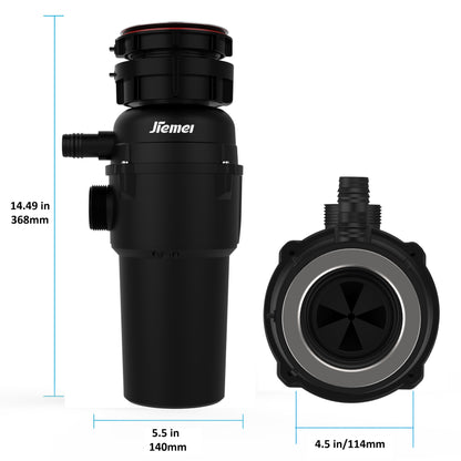Jiemei 1/2 3/4 1 HP Continuous Feed Electric Kitchen Food Waste Disposer -JMD Series