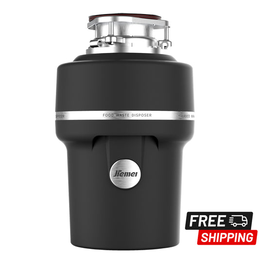 Jiemei 3/4 HP Kitchen Food Waste Disposer -G200 Black Series
