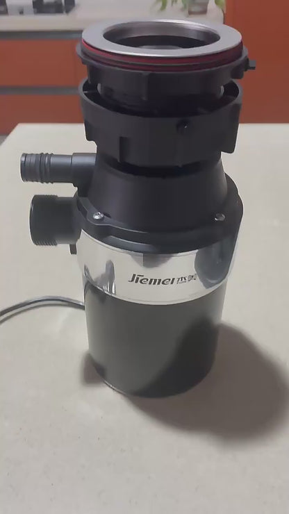 Jiemei 1/2 3/4 1 HP Continuous Feed Electric Kitchen Food Waste Disposer -F1 Series