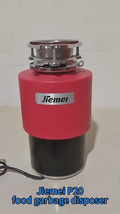 Jiemei 1/2 3/4 1 HP Continuous Feed Electric Kitchen Food Waste Disposer -P10 Series